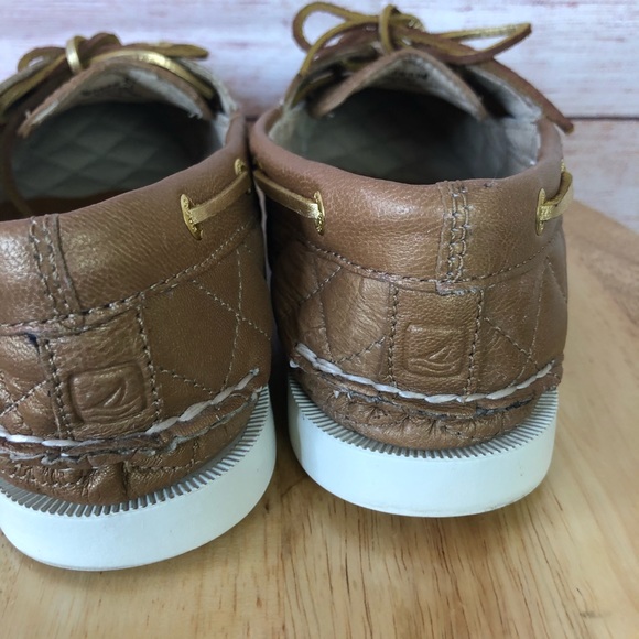 Sperry Top Sider Slip On Diamond Pattern Loafers - Picture 7 of 13